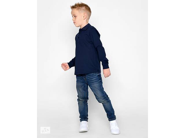 Сорочка поло CARICA KIDS SV-11121-2 140 Синій