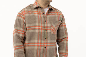 Рубашка с длинным рукавом мужская ERS ЦБ-00230642 2XL Серый