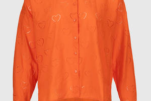Рубашка с узором женская AYN 1968 L Оранжевый (2000990486004)