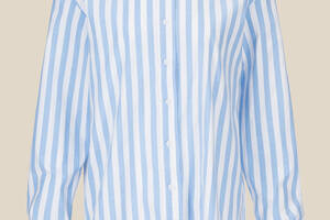 Рубашка с узором женская LAWA WTC02360 2XL Бело-голубой (2000990452634)