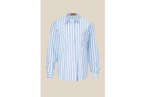 Рубашка с узором женская LAWA WTC02360 XS Бело-голубой (2000990452580)