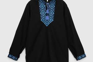 Рубашка с вышивкой для мальчика Козачок Александр №3 146 см Черный (2000990148711)