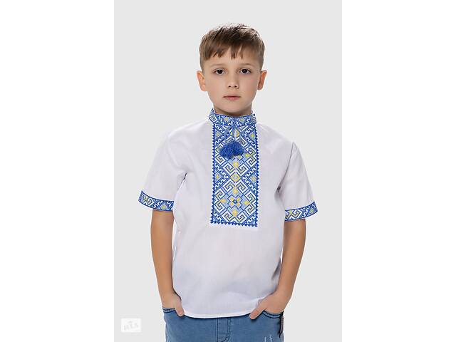 Рубашка с вышивкой для мальчика Козачок ФИЛИП 122 см Синий (2000989824718)
