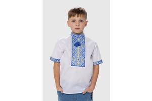 Рубашка с вышивкой для мальчика Козачок ФИЛИП 134 см Синий (2000989824763)