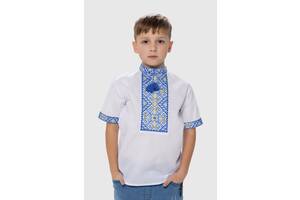 Рубашка с вышивкой для мальчика Козачок ФИЛИП 152 см Синий (2000989824794)
