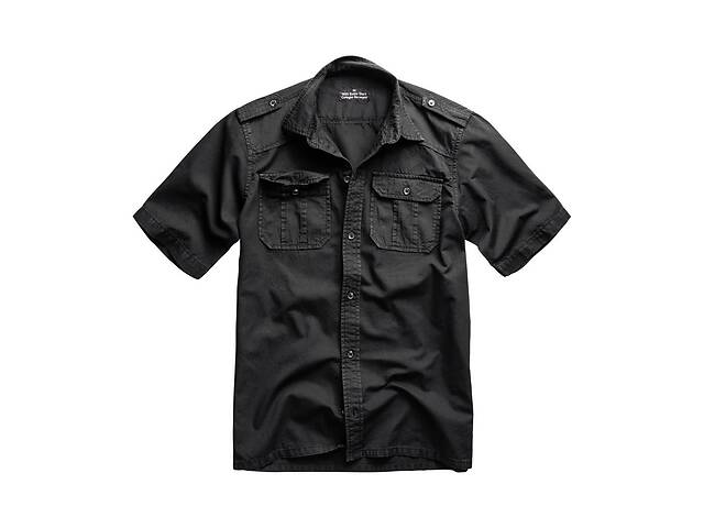 Рубашка Surplus M65 Basic Shirt 1/2 Arm Black (S)