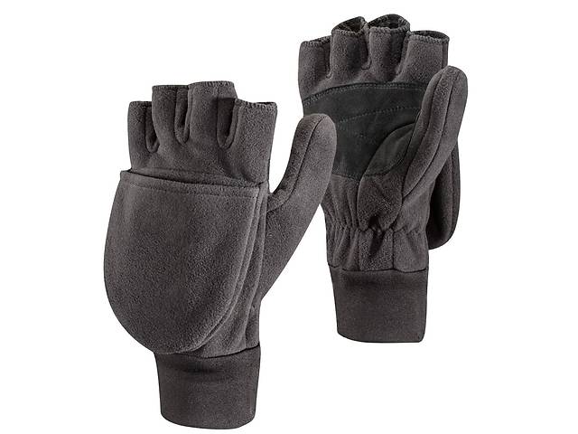 Рукавицы-варежки Black Diamond WindWeight Mitt 2 в 1 XS Черный