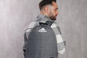 Рюкзак Adidas cерый меланж (1830132897)