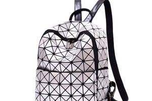 Рюкзак Berkani T-RB31329 женский стильный Bao Bao Geometric Silver