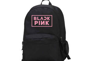 Рюкзак Блек Пинк BLACK PINK розовое лого (23829) Gravit