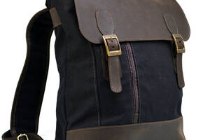 Рюкзак для ноутбука из канвас и кожи RGС-3880-3md от TARWA 40 × 30 × 16 Коричневый