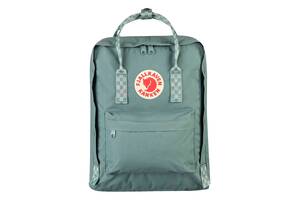 Рюкзак Fjallraven Kanken Frost Green/Chess Pattern (1004-23510.664-904)