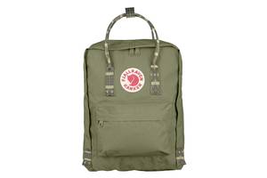 Рюкзак Fjallraven Kanken Green/Folk Pattern (1004-23510.620-913)