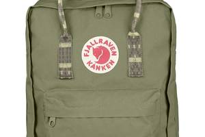 Рюкзак Fjallraven Kanken Green/Folk Pattern (1004-23510.620-913)