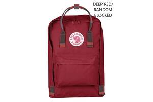 Рюкзак Fjallraven Kanken Laptop 15 Deep Red/Random Blocked (1004-27172.325-915)