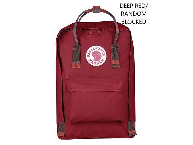 Рюкзак Fjallraven Kanken Laptop 15 Deep Red/Random Blocked (1004-27172.325-915)