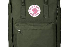 Рюкзак Fjallraven Kanken Laptop 17 Forest Green (1004-27173.660)