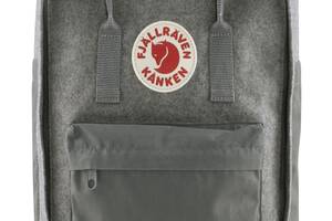 Рюкзак Fjallraven Kanken Re-Wool Granite Grey 36х28х12 см (1004-23330.27)