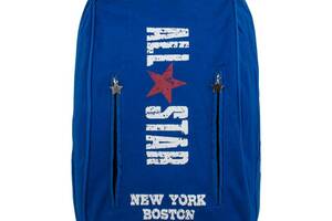 Рюкзак городской Can Vas Все звезды Нью Йорк Бостон All Star New York 17 Boston 47х31х17 см Синий (23383)