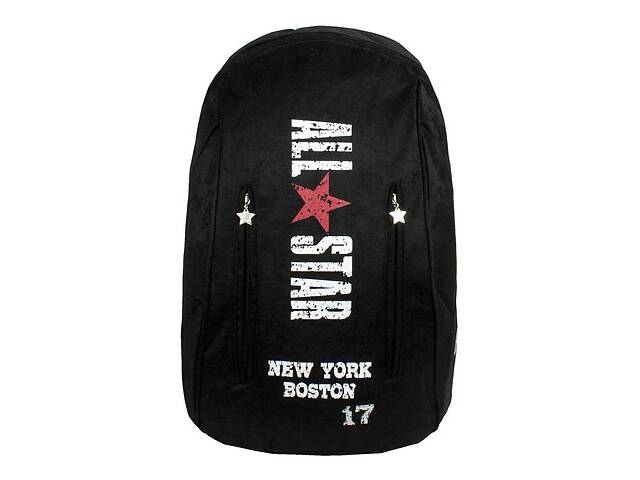 Рюкзак городской Can Vas Все звезды Нью Йорк Бостон All Star New York 17 Boston 47х31х17 см Черный (23382)