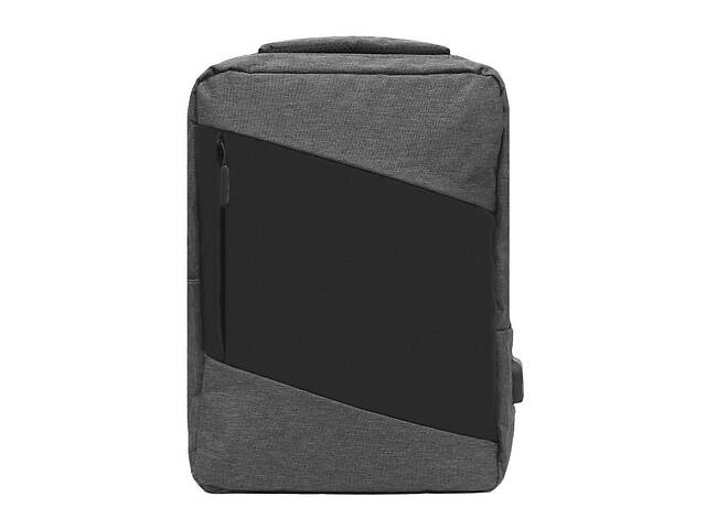 Рюкзак городской Lesko 1910 20L Dark Gray с USB-портом