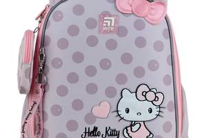 Рюкзак каркасний для дівчинки KITE HK24-555S 35x26x13,5 см Бежевий (4063276105745A)