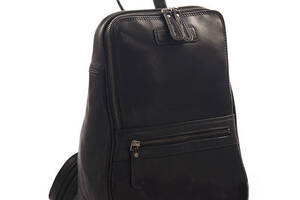 Рюкзак кожаный Черного цвета HILL BURRY HB2399A 22 × 31 × 12