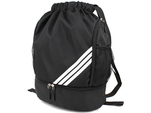 Рюкзак-мешок с отделом для обуви Wallaby Черный (143 black)