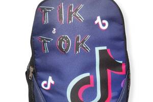 Рюкзак молодежный с принтом iBag TikTok Синий (IBR112Z)