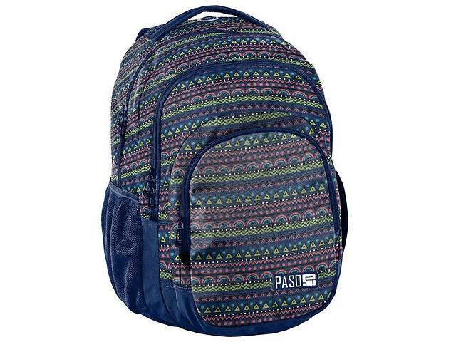 Рюкзак молодежный с узором PASO 30L 18-2706PC