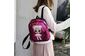 Рюкзак мини Berkani T-RB33435 Pink рельефная чешуйка и куклой