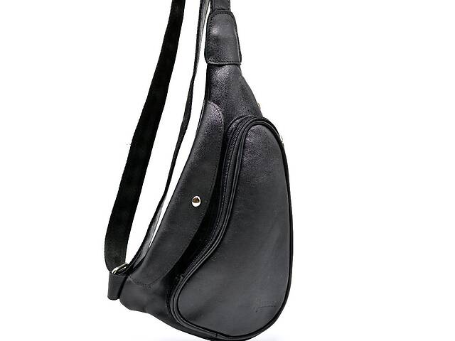 Рюкзак на одно плечо из телячьей кожи Tarwa GA-3026-3md Черный
