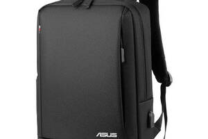 Рюкзак противоударный для ноутбука Asus 15,6' с USB Digital черный (IBN010B3)