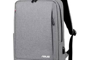 Рюкзак противоударный для ноутбука Asus 15,6' с USB Digital серый (IBN010S3)