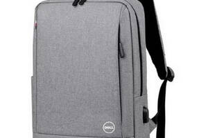 Рюкзак противоударный для ноутбука Dell 15,6' с USB Digital серый (IBN010S1)