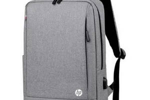 Рюкзак противоударный для ноутбука hp 15,6' с USB Digital серый (IBN010S2)