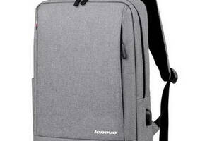 Рюкзак противоударный для ноутбука Lenovo 15,6' с USB Digital серый (IBN010S4)