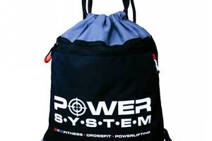 Рюкзак спортивный Power System PS-7011 Gym Sack Alpha Black/Grey (7011BG-3)