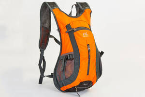 Рюкзак спортивный с жесткой спинкой planeta-sport GA-2081 31х8х43см Оранжевый