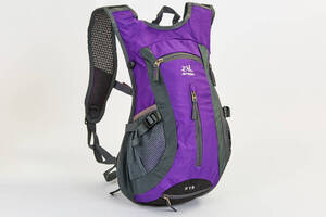 Рюкзак спортивный с жесткой спинкой planeta-sport GA-2081 31х8х43см Фиолетовый