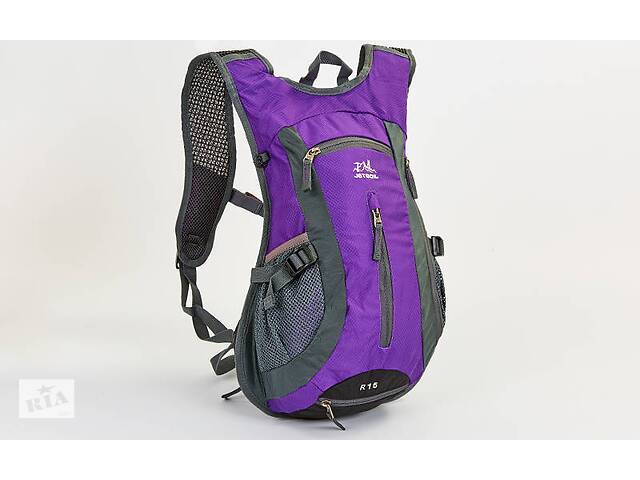 Рюкзак спортивный с жесткой спинкой planeta-sport GA-2081 31х8х43см Фиолетовый