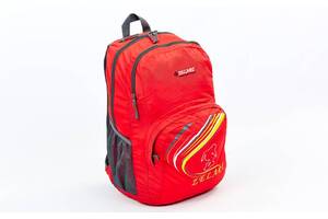 Рюкзак спортивный с жесткой спинкой planeta-sport Zelart GA-3705 49х30х13см Красный