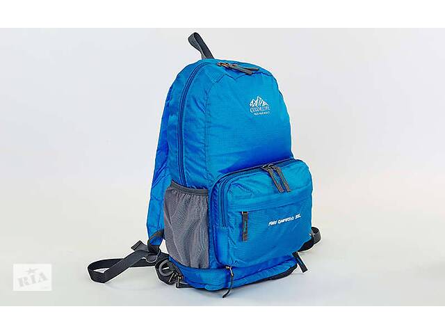 Рюкзак-сумка на пояс 3в1 planeta-sport V-35л COLOR LIFE 6164 Голубой