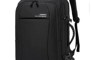 Рюкзак-сумка трансформер Digital Dumantu 2101 для ноутбука 15,6' противоударный Черный (IBN042B)