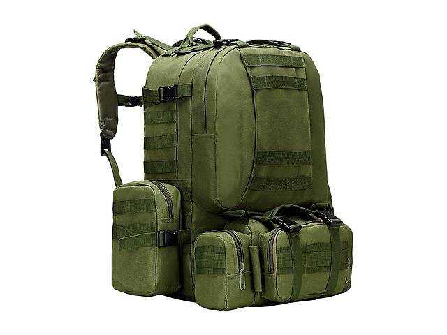 Рюкзак тактический +3 подсумка AOKALI Outdoor B08 75L Green (5367-17010a)