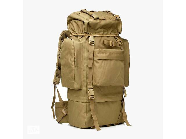 Рюкзак тактический AOKALI Outdoor A21 65L Molle Песочный (5363-41172)