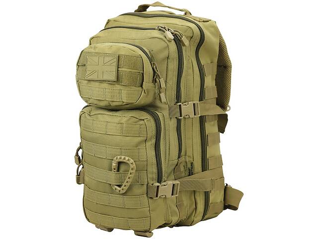 Рюкзак тактический Kombat UK Hex-Stop Small Molle Assault 28L Койот (KB-HSSMAP-COY)