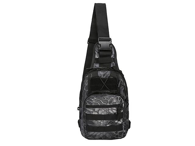 Рюкзак тактический на одно плечо AOKALI Outdoor A14 20L Black Typhon