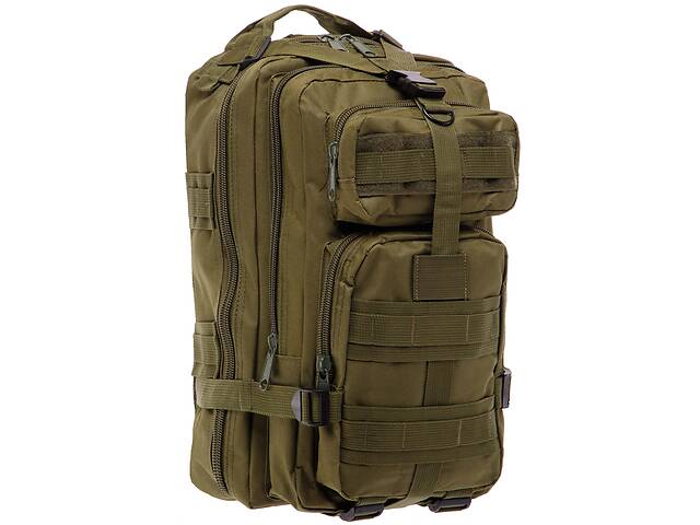 Рюкзак тактический штурмовой SILVER KNIGHT TY-5710 размер 42х21х18см 25л Оливковый