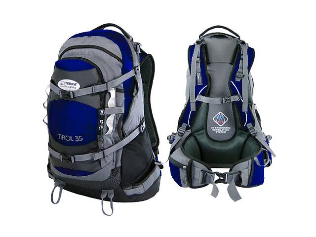 Рюкзак Terra Incognita Tirol 35 Blue-Grey (TI-00735)